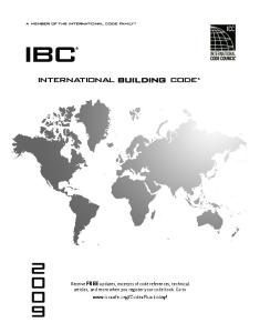 2009 International Building Code