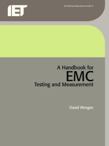 A Handbook for EMC Testing and Measurement (Iet Electrical Measurement Series)