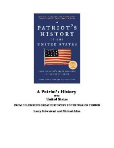 A Patriot's History of the United States