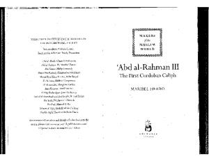 Abd al-Rahman (Makers of the Muslim World)