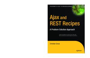 Ajax and Rest Recipes: A Problem-Solution Approach