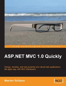 ASP.NET MVC 1.0 Quickly