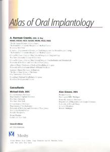 Atlas of Oral Implantology 2nd Edition