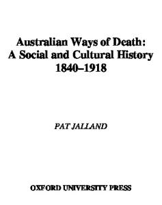 Australian Ways of Death