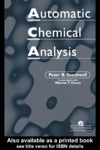 Automatic Chemical Analysis: Second Edition