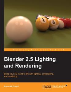 Blender 2.5 Lighting and Rendering
