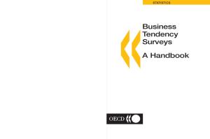 Business Tendency Surveys: A Handbook (Statistics (Organisation for Economic Co-Operation and Development).)