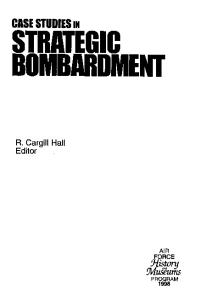 Case studies in strategic bombardment