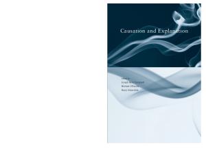 Causation and Explanation (Topics in Contemporary Philosophy)