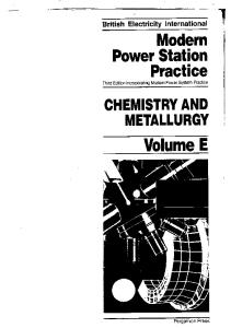 Chemistry and Metallurgy, Volume Volume E, Third Edition