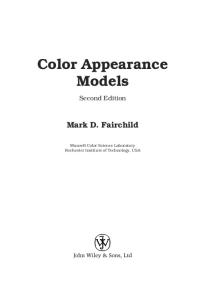 Color appearance models