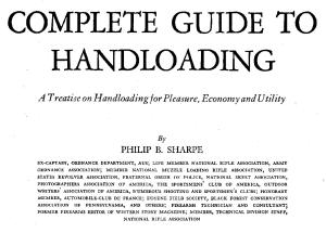 Complete Guide to Handloading 3rd Edition Second Revision