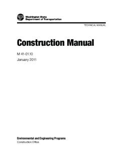 Construction Manual M 41-01.02