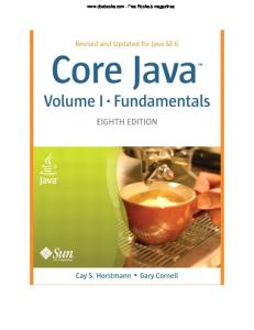 Core Java(TM), Volume I--Fundamentals
