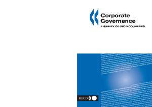 Corporate Governance: A Survey Of Oecd Countries