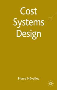 Cost Systems Design