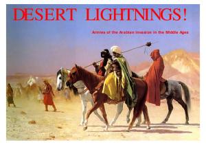 Desert lightnings!