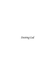 Desiring God: Meditations of a Christian Hedonist