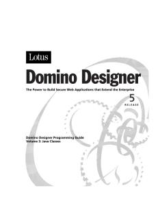 Domino Designer 5 - Programmers guide - Java Script