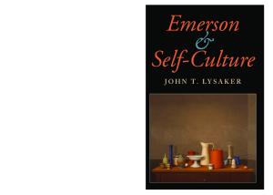 Emerson and Self-Culture (American Philosophy)