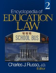 Encyclopedia of Education Law (2 Volume Set)