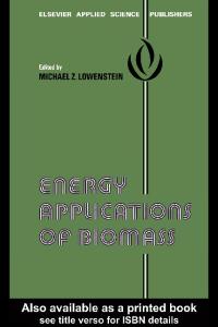 Energy application of biomass