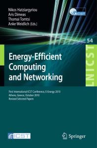 Energy-Efficient Computing and Networking