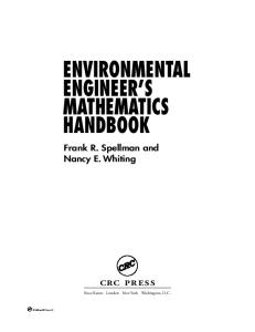 Environmental Engineer s Mathematics Handbook