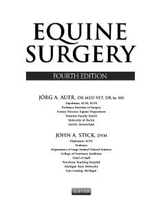 Equine Surgery, 4th Edition