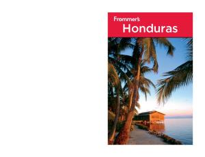 Frommer's Honduras (Frommer's Complete Guides)