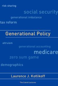 Generational Policy (Cairoli Lectures)