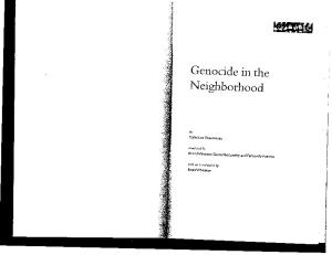 Genocide in the Neighborhood (Chainlinks)