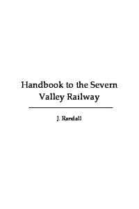 Handbook to the Severn Valley Railway