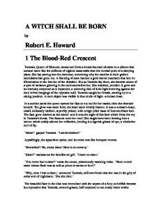 Howard, Robert E. - Conan 1934 - A Witch Shall Be Born