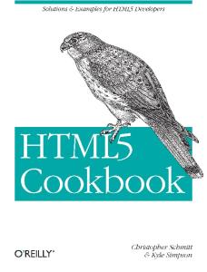 HTML5 Cookbook (O'Reilly Cookbooks)