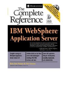 IBM(R) Websphere(R) Application Server: The Complete Reference