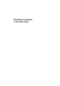 Informing transitions in the early years: research, policy and practice