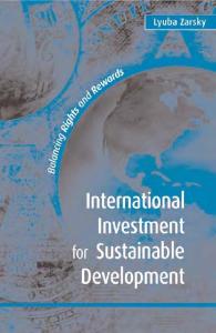 International Investment for Sustainable Development