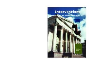 Interventions: Advances in Art and Urban Futures