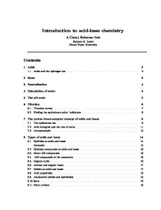 Introduction to acid-base chemistry(en)(19s)