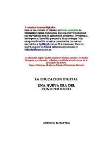 La Educacion Digital