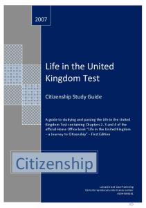 Life in the UK Test - Study Guide