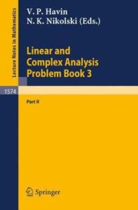 Linear and Complex Analysis Problem