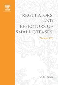 Methods in Enzymology Vol 332: Regulators and Effectors of Small GTPases, Part F: Ras Family I