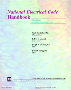 Nec Handbook (National Electrical Code)