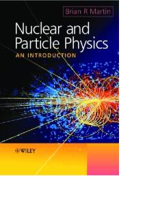 Nuclear and Particle Physics. An Introduction