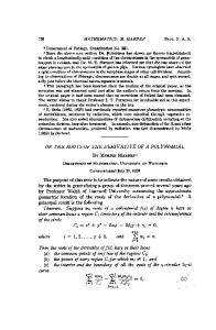 On the Roots of the Derivative of a Polynomial