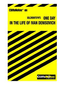 One Day in the Life of Ivan Denisovitch