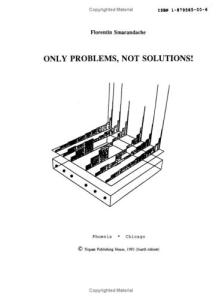 Only problems not solutions