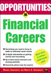 Opportunities in Financial Careers, Rev Edition